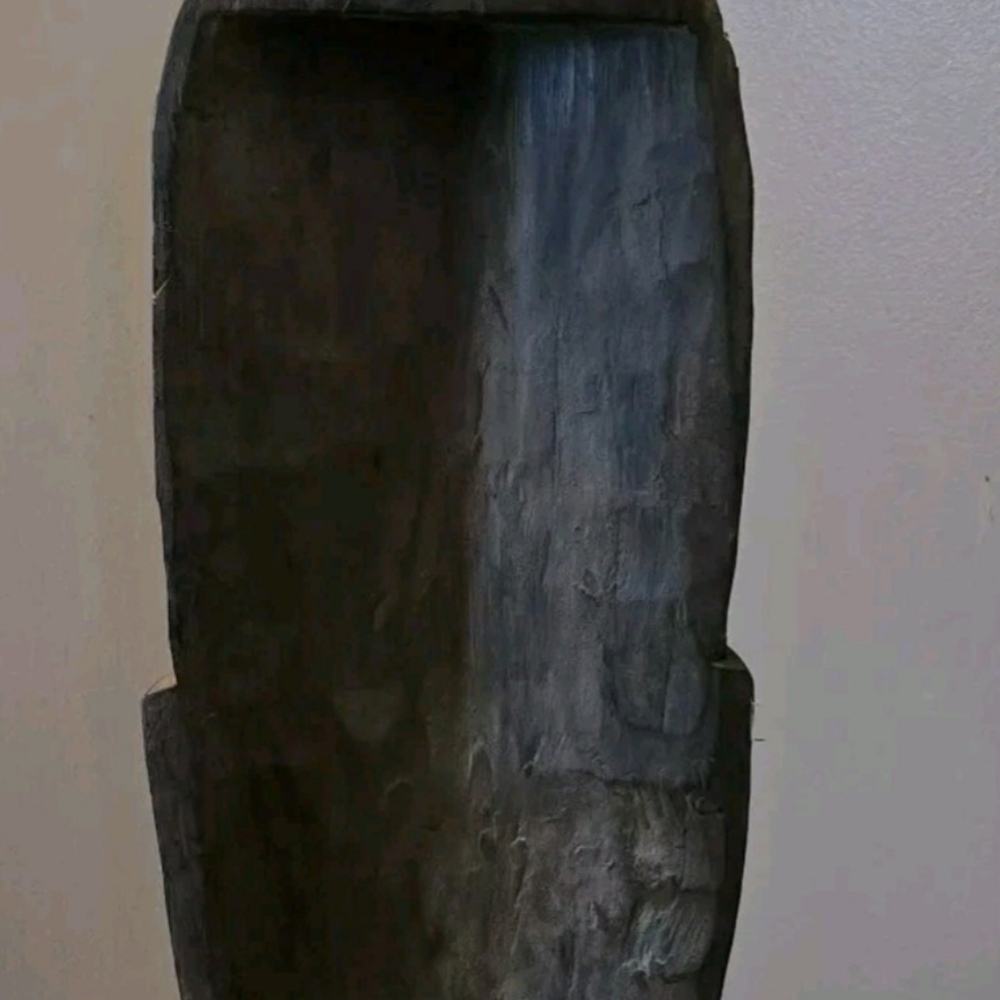 Elegant Brown And Gold Budha Head Sculpture - Picture 4 of 8